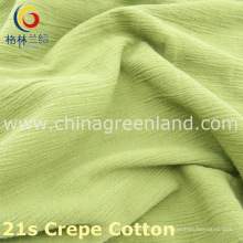 100%Cotton Crepe Thicken Fabric Imitation of Linen-Cotton for Textile (GLLML221)